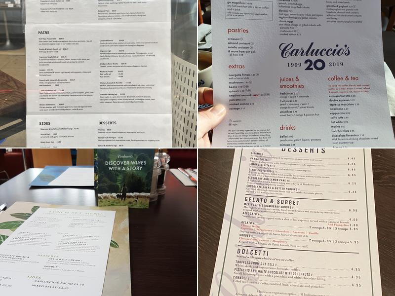 Carluccio's Menu