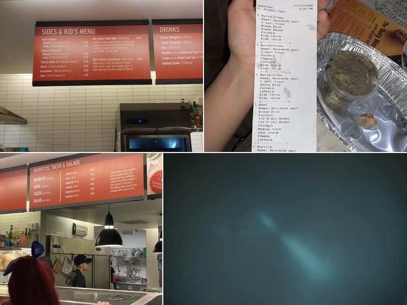 Chipotle Mexican Grill Menu