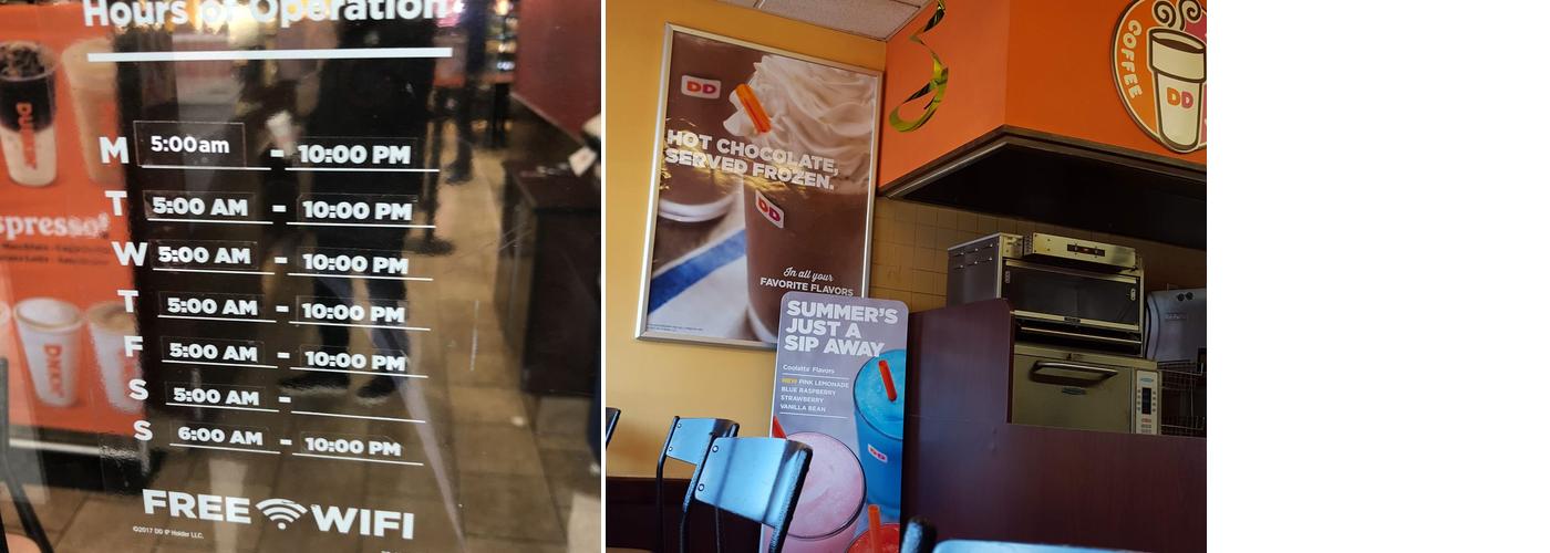 Dunkin' Menu