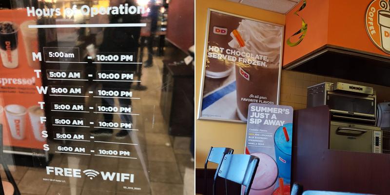 Dunkin' Menu