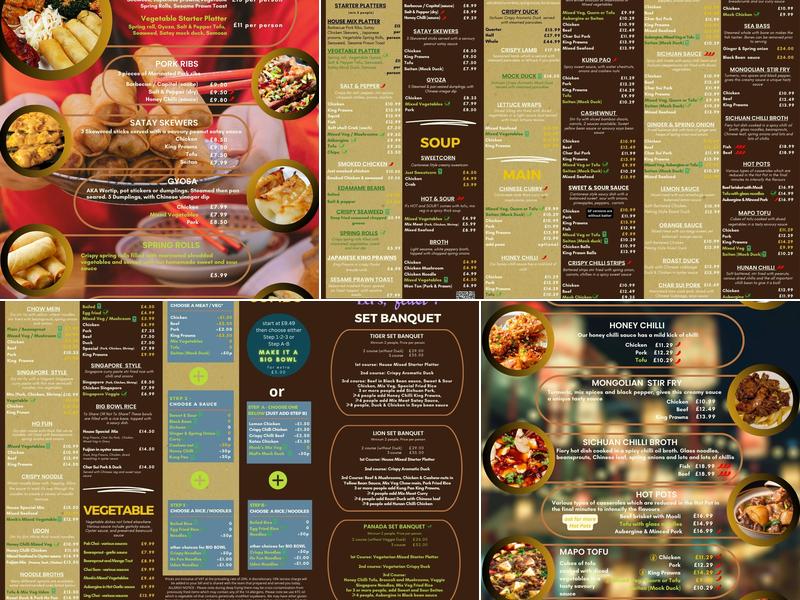 Kam Tong Garden Menu