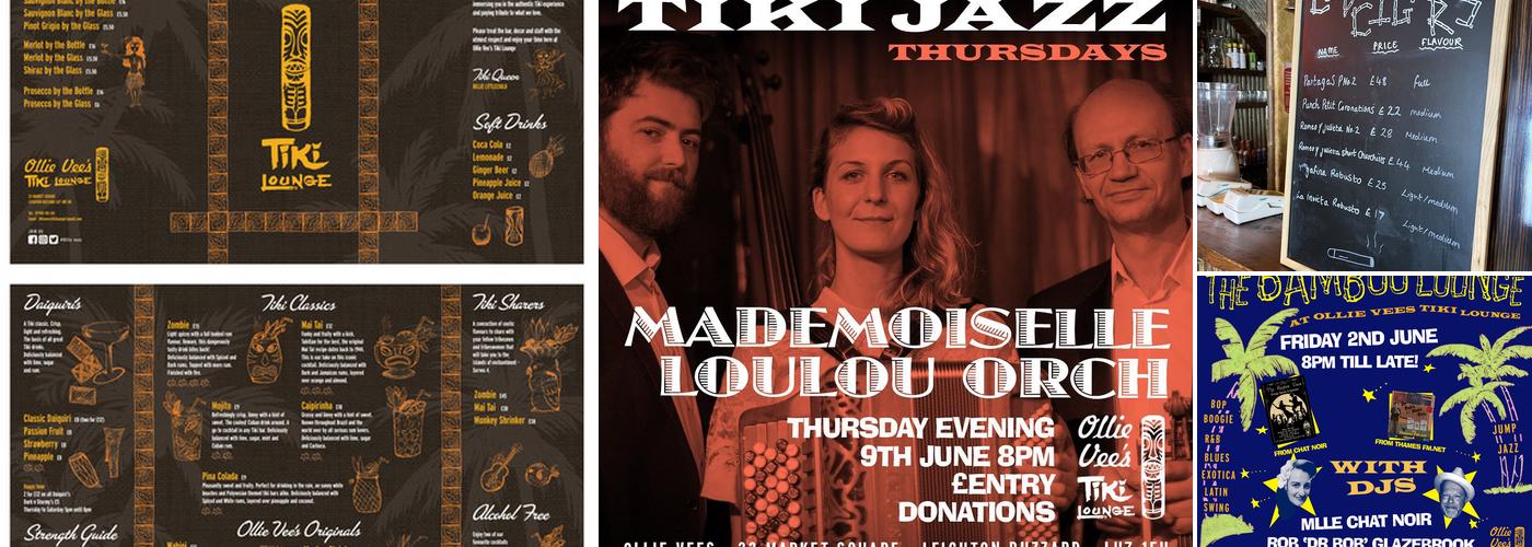 Ollie Vees Tiki Lounge Menu