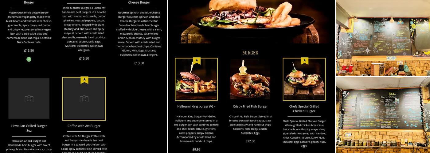 Coffee with Art Menu