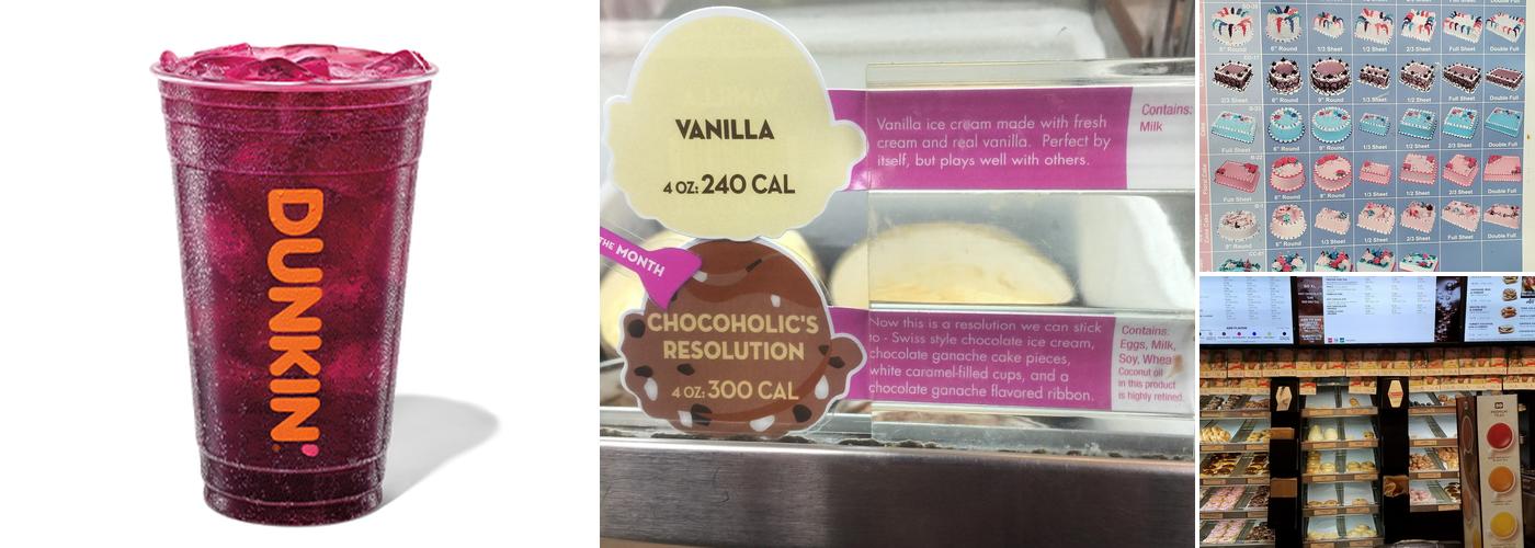 Dunkin' Menu