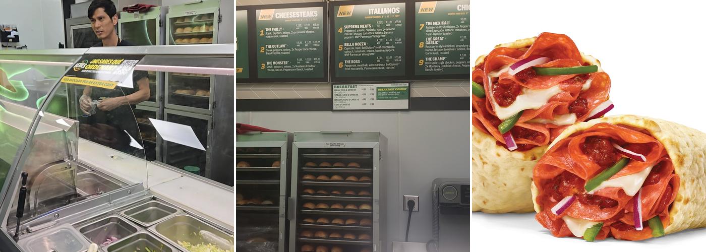 Subway Menu