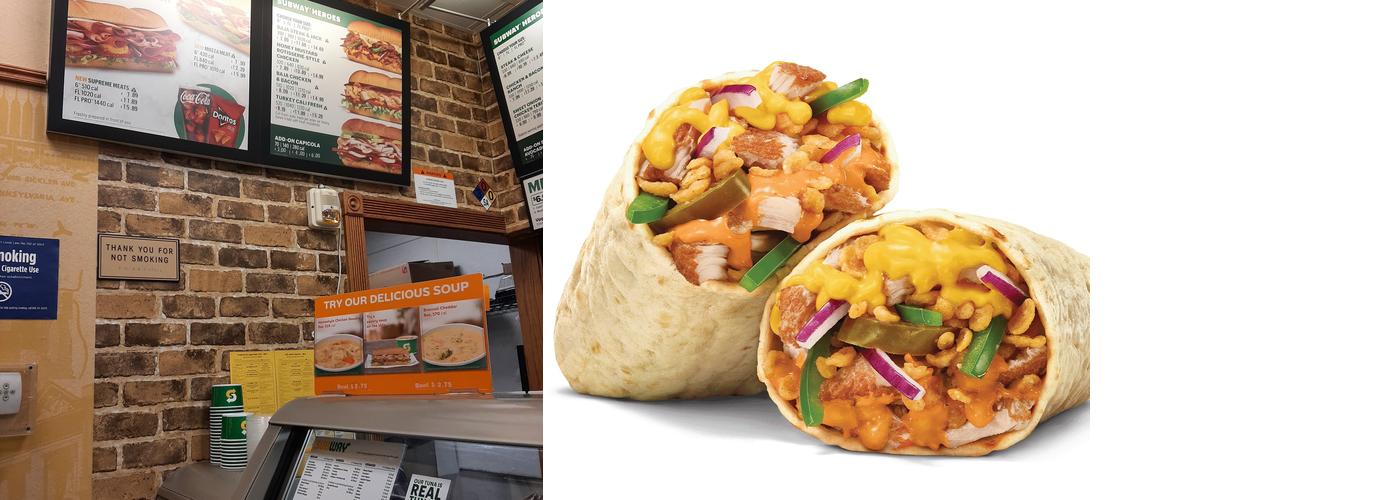 Subway Menu