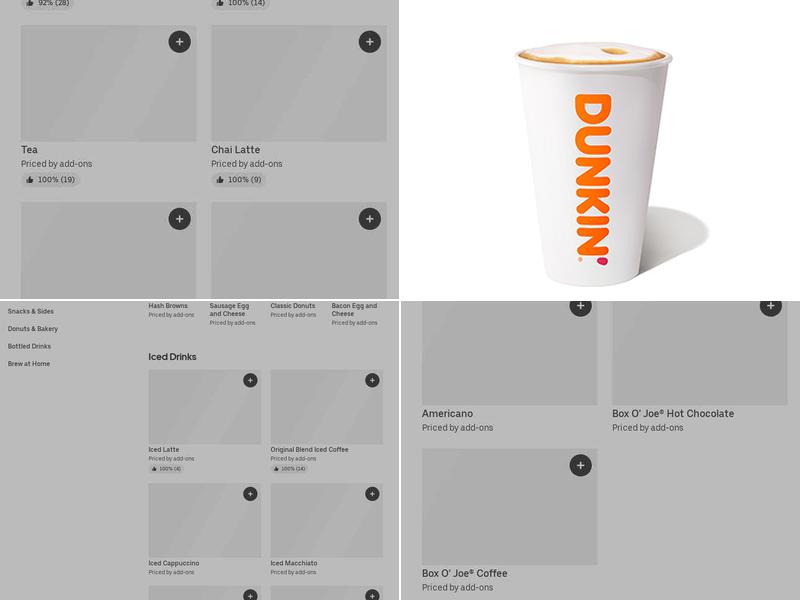 Dunkin' Menu