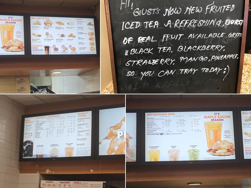 Dunkin' Menu