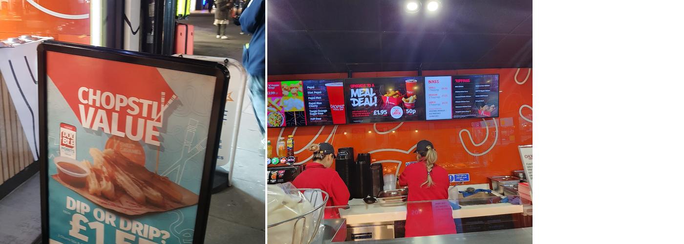 Chopstix - Wood Green Menu