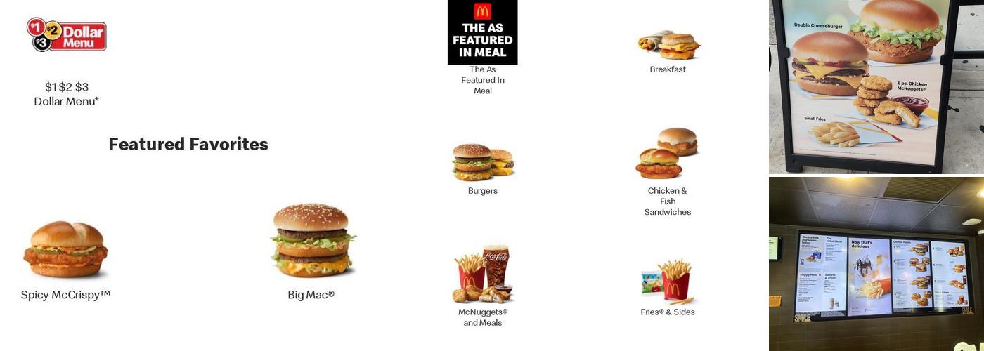 McDonald's Menu