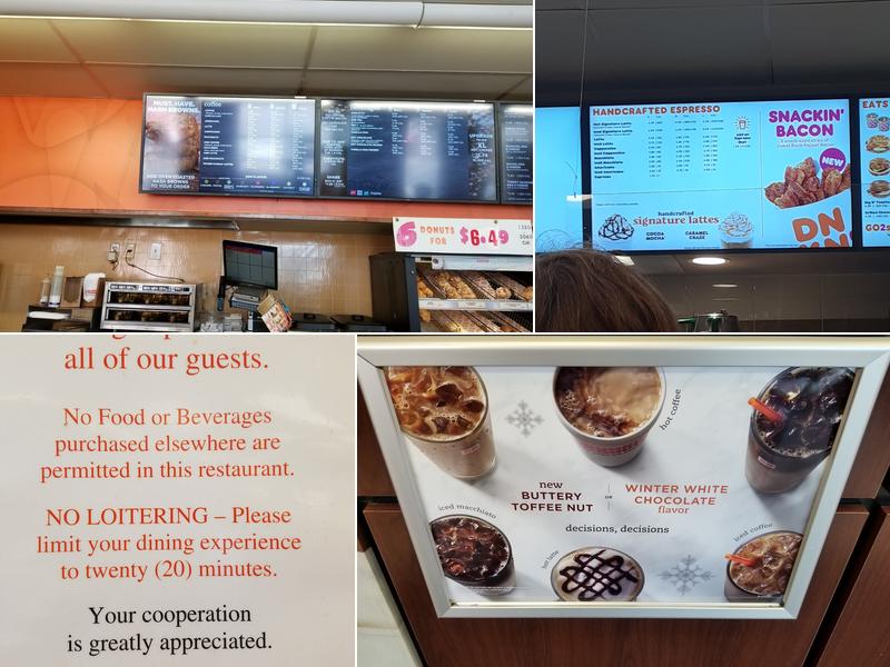 Dunkin' Menu