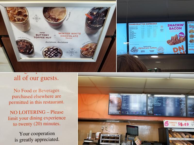 Dunkin' Menu