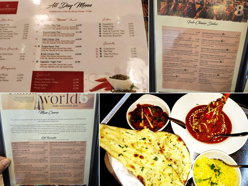 House of Flavours Menu