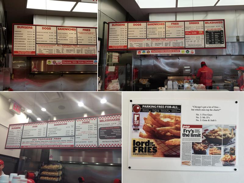 Five Guys Menu