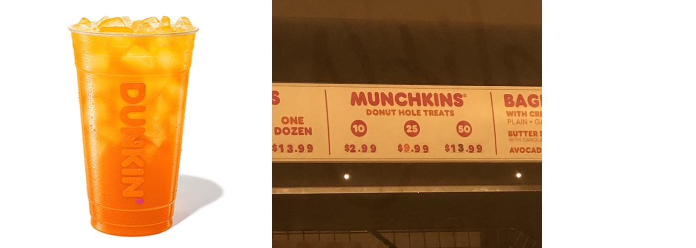 Dunkin' Menu