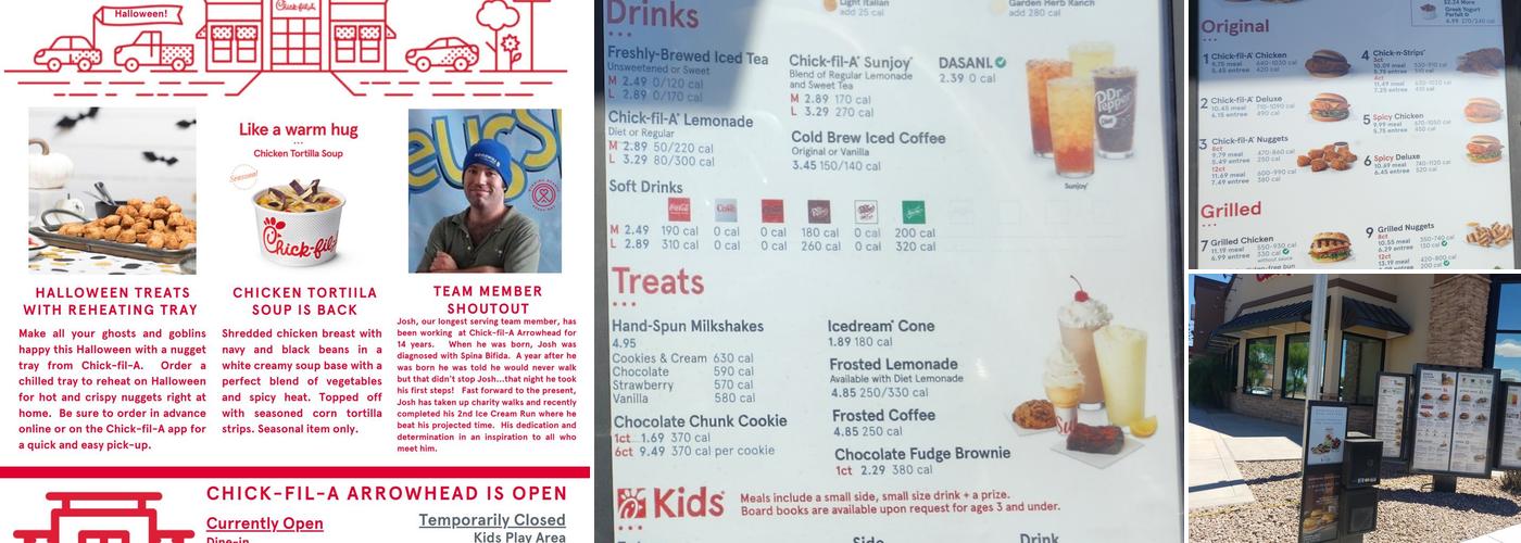 Chick-fil-A Menu