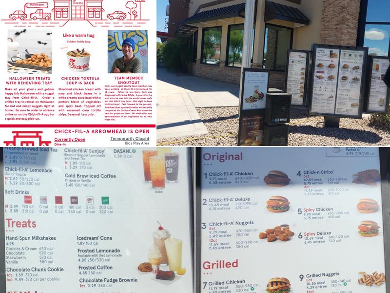 Chick-fil-A Menu