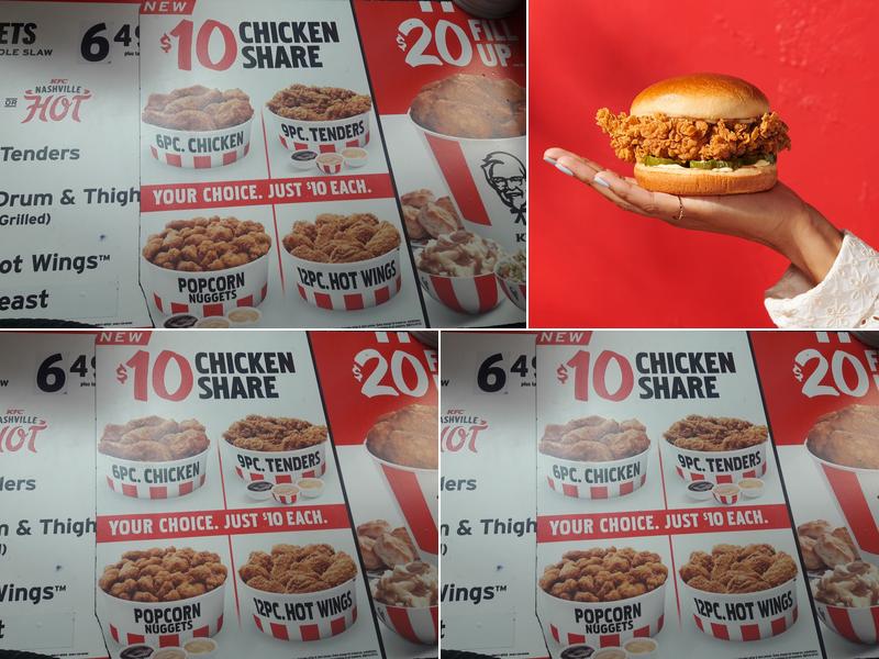 KFC Menu