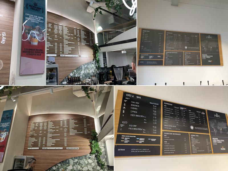 Coffee Island Menu