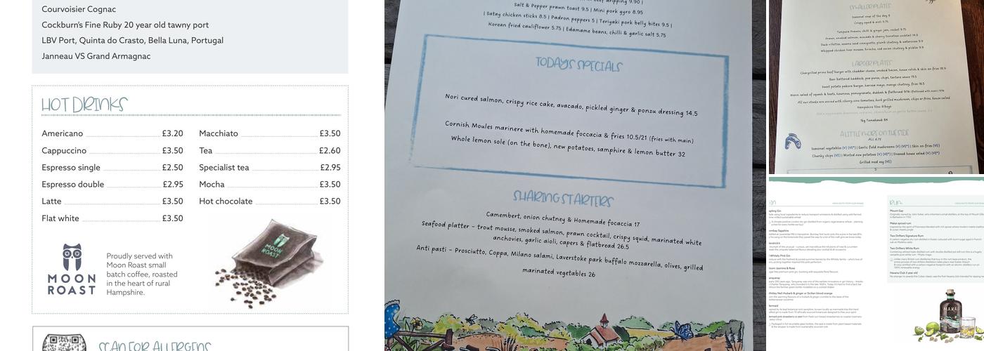 Winning Post Pub & Dining Menu