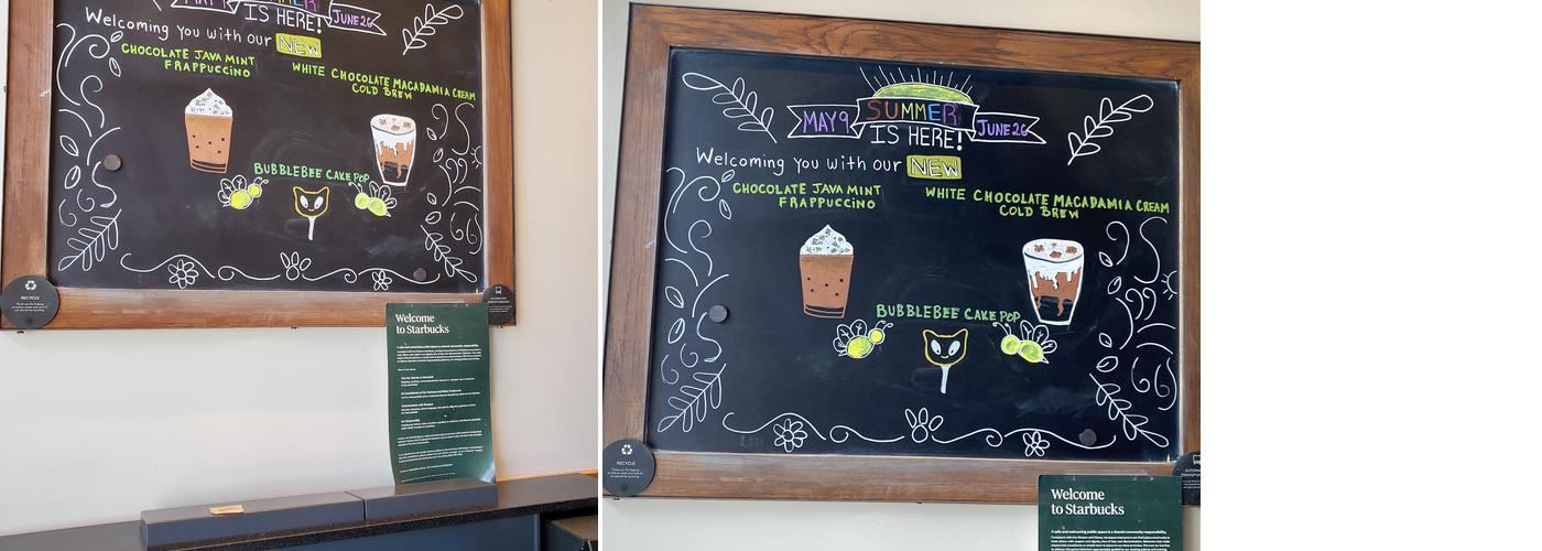 Starbucks Menu