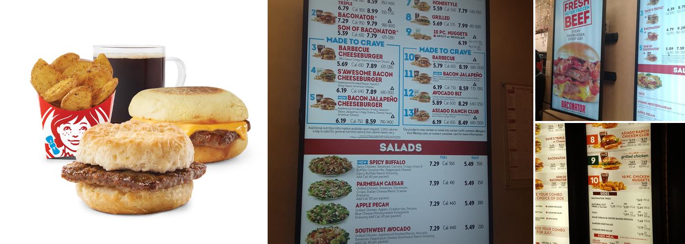 Wendy's Menu