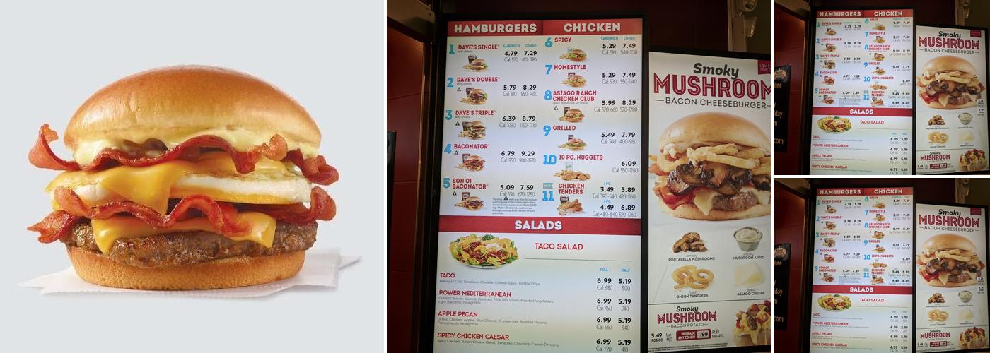 Wendy's Menu