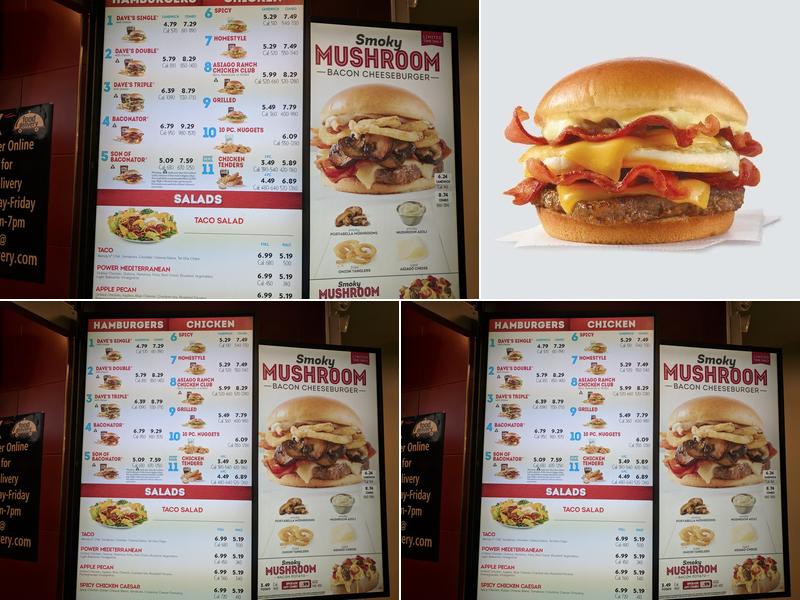 Wendy's Menu