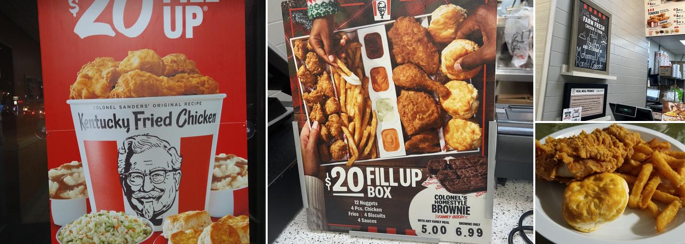 KFC Menu