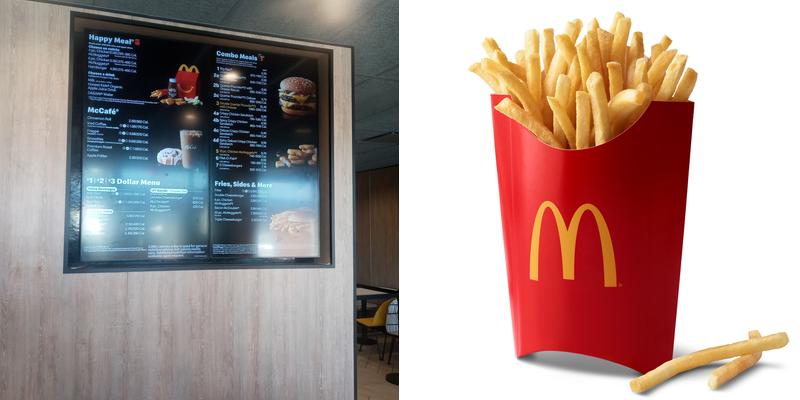 McDonald's Menu