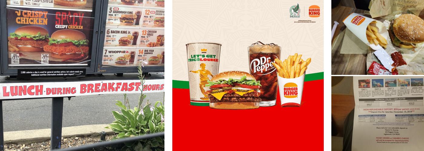 Burger King Menu