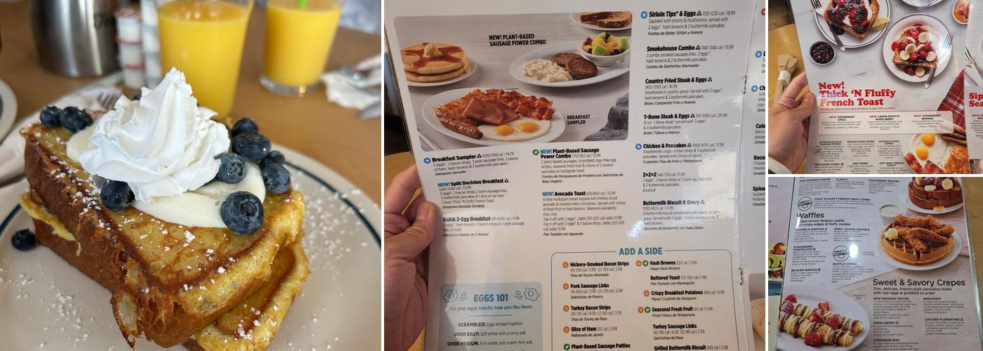 IHOP Menu