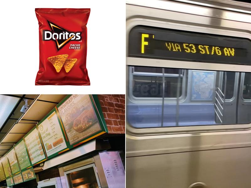 Subway Menu