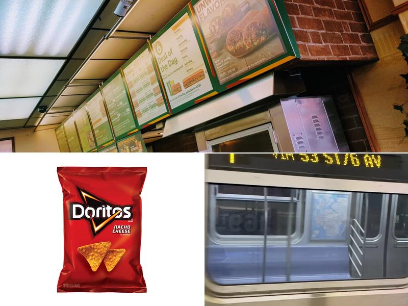Subway Menu