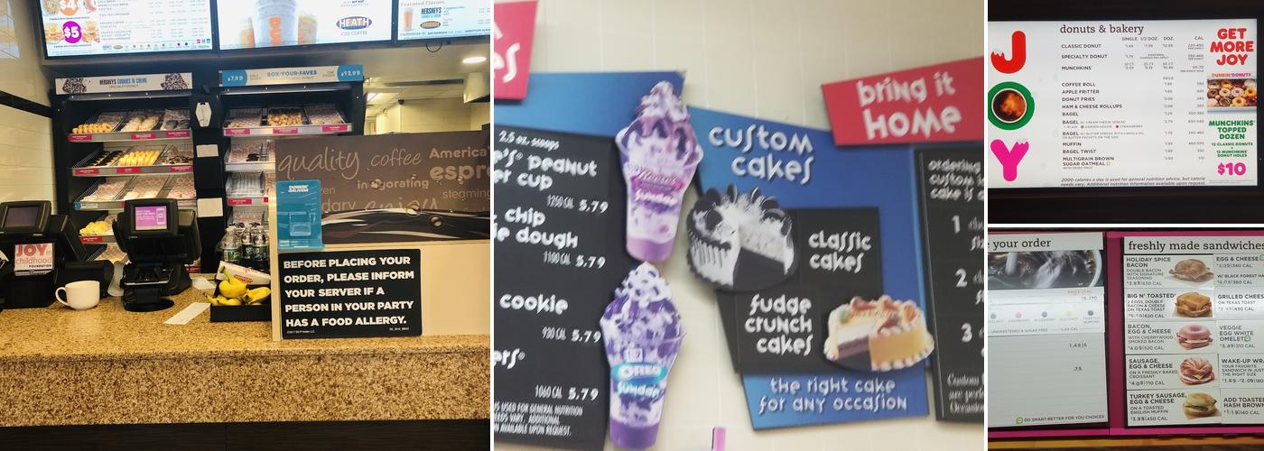 Dunkin' Menu