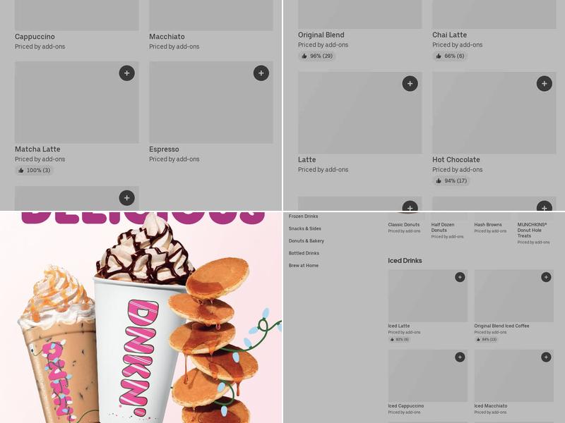 Dunkin' Menu