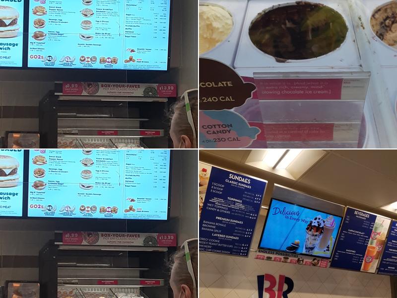 Baskin-Robbins Menu