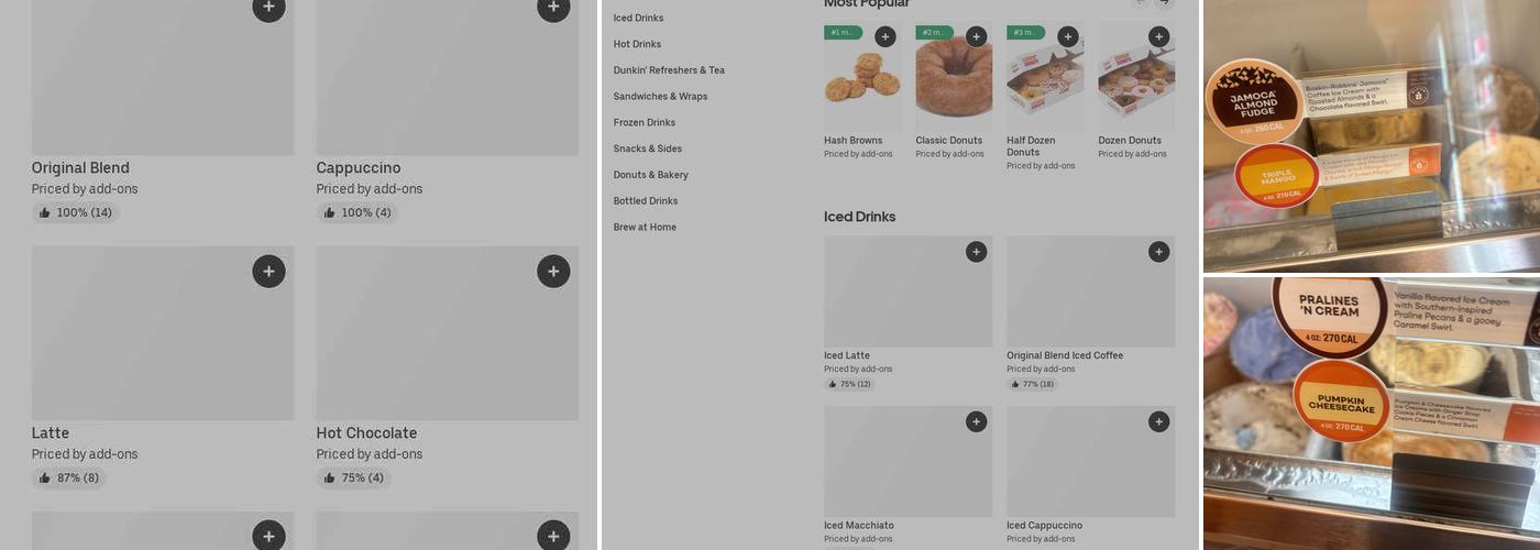 Dunkin' Menu