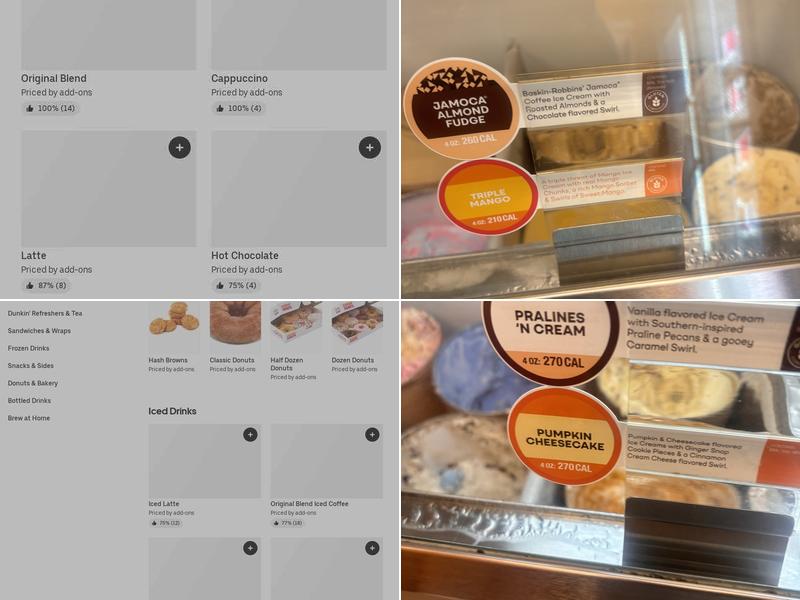 Dunkin' Menu