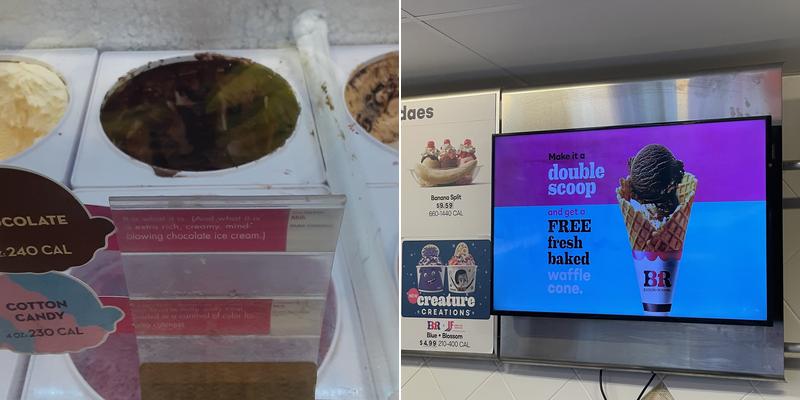 Baskin-Robbins Menu