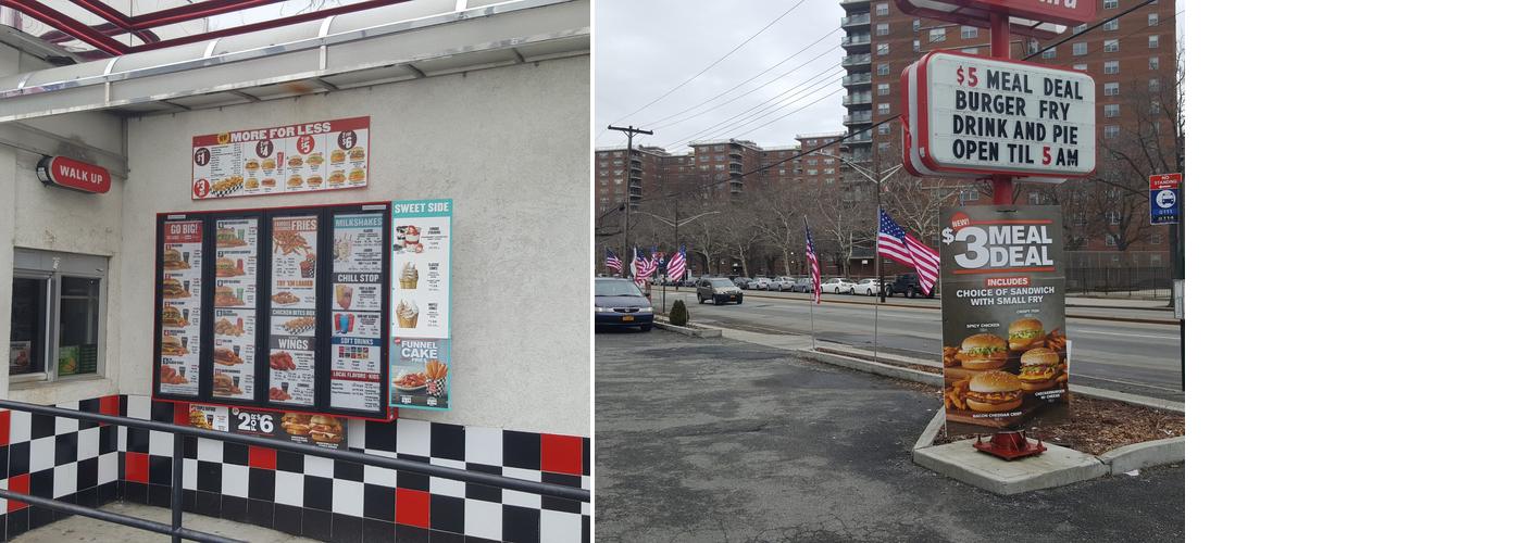 Checkers Menu