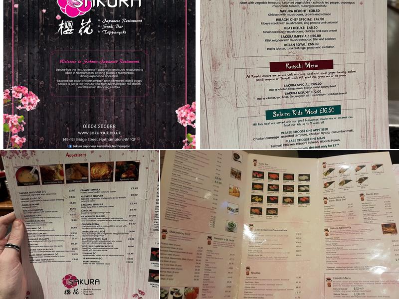 Sakura Menu
