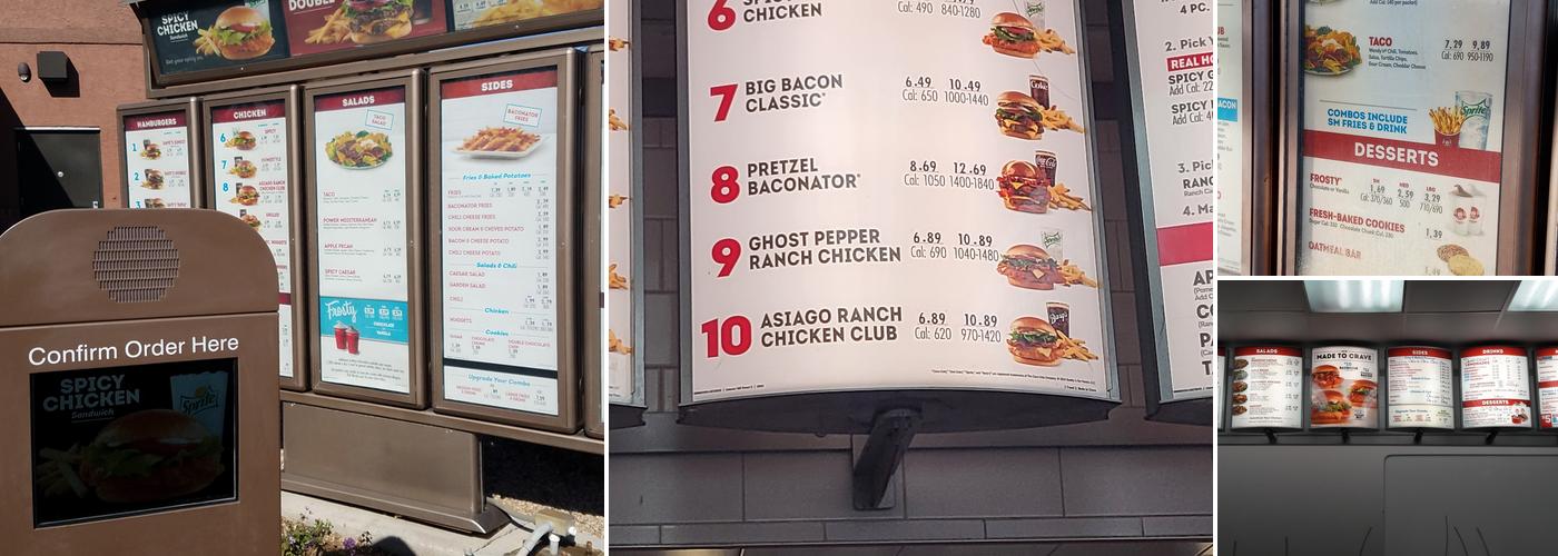 Wendy's Menu