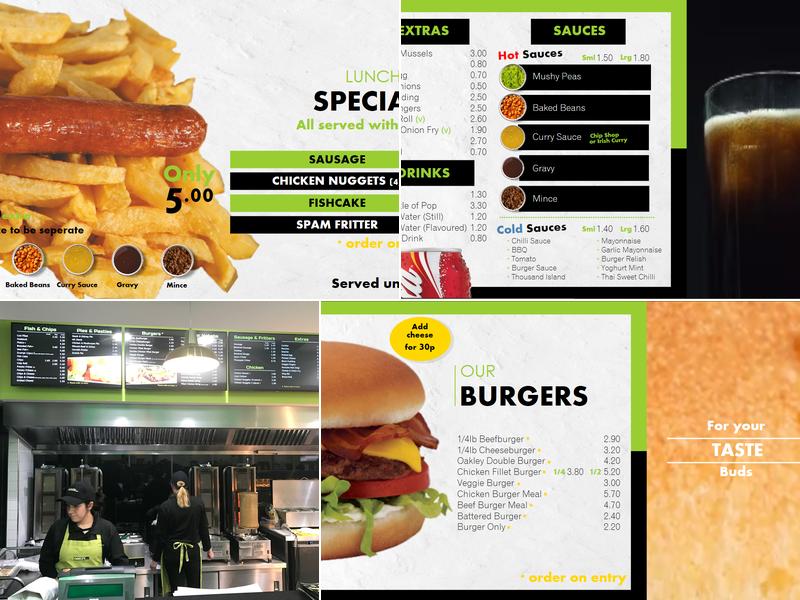 Oakley Fish Bar Menu