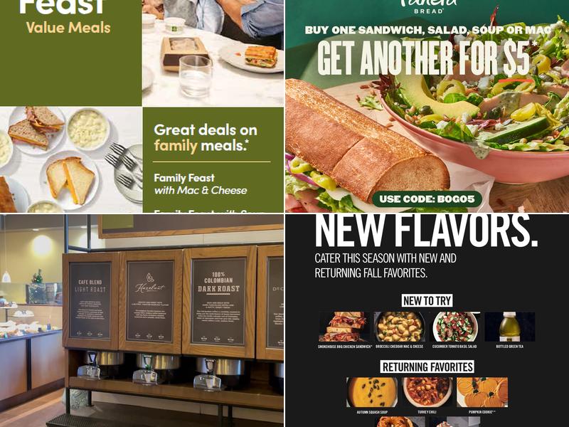 Panera Bread Menu