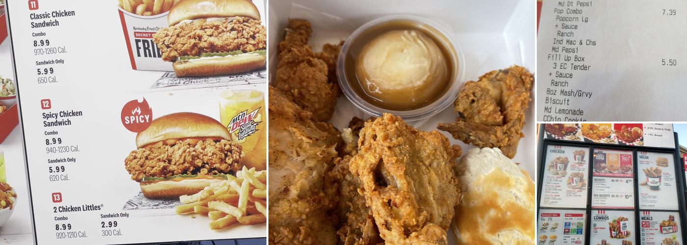 KFC Menu
