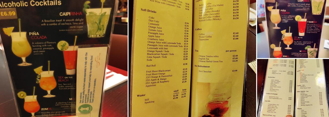 Mandarin Buffet (Restaurant) Menu