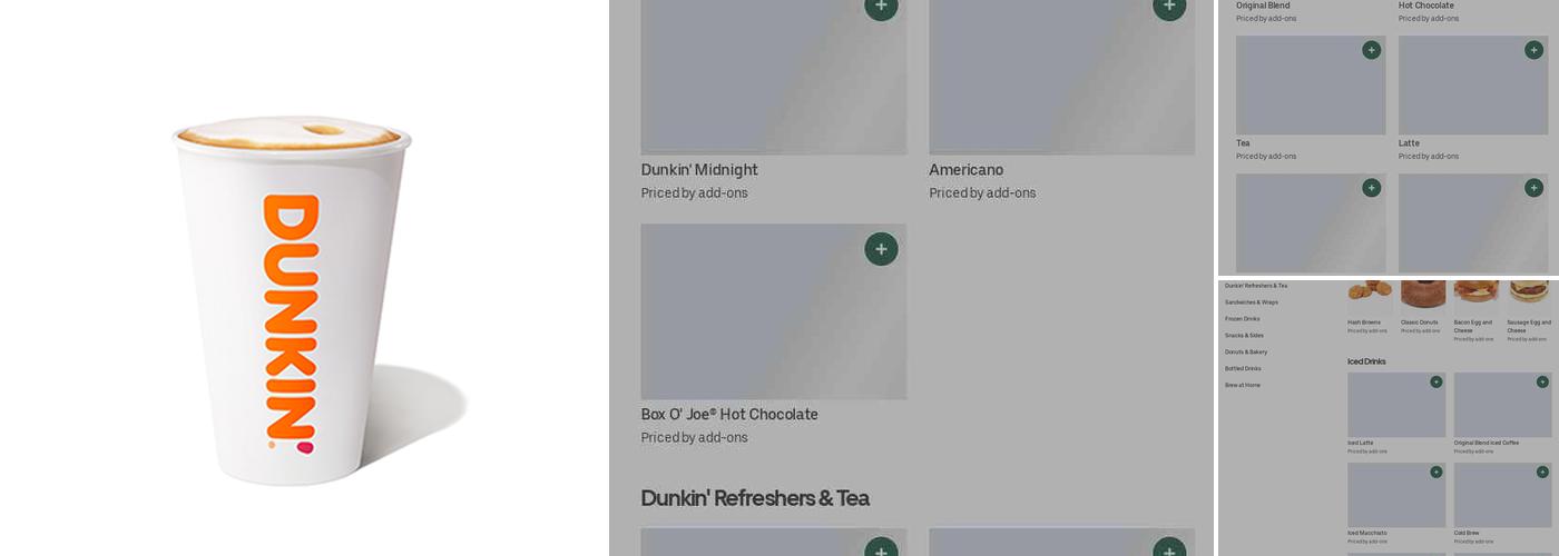 Dunkin' Menu