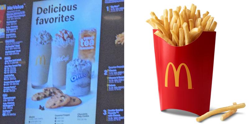 McDonald's Menu