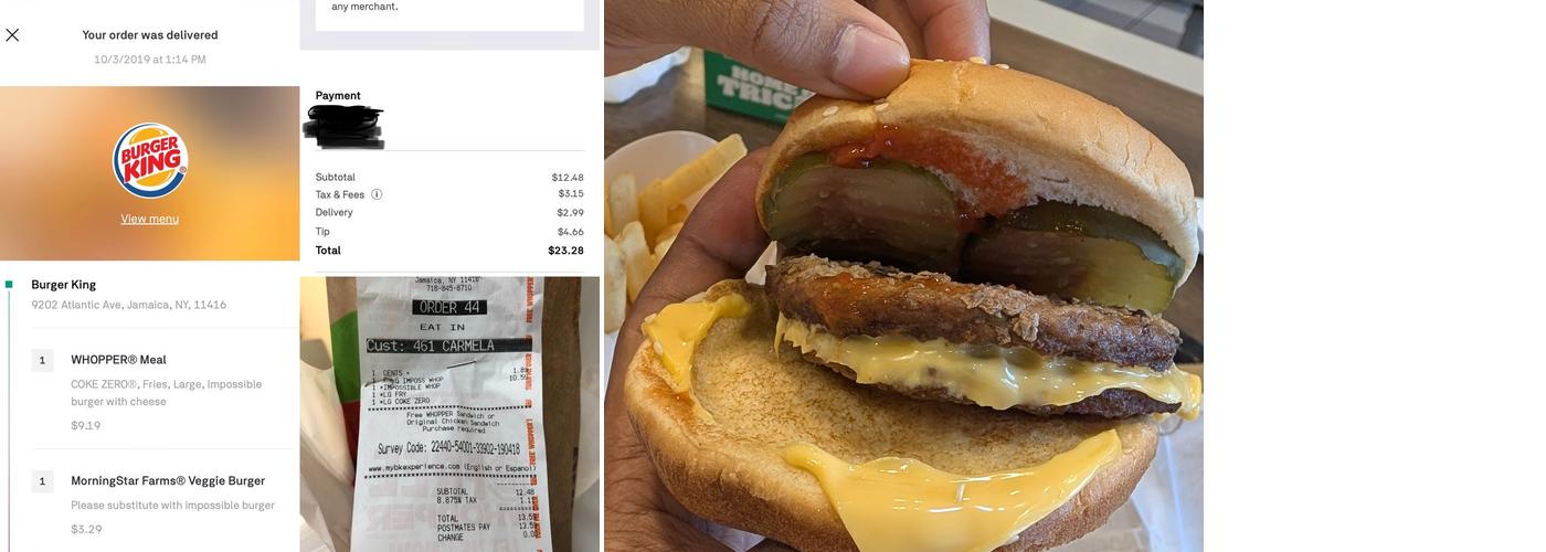 Burger King Menu